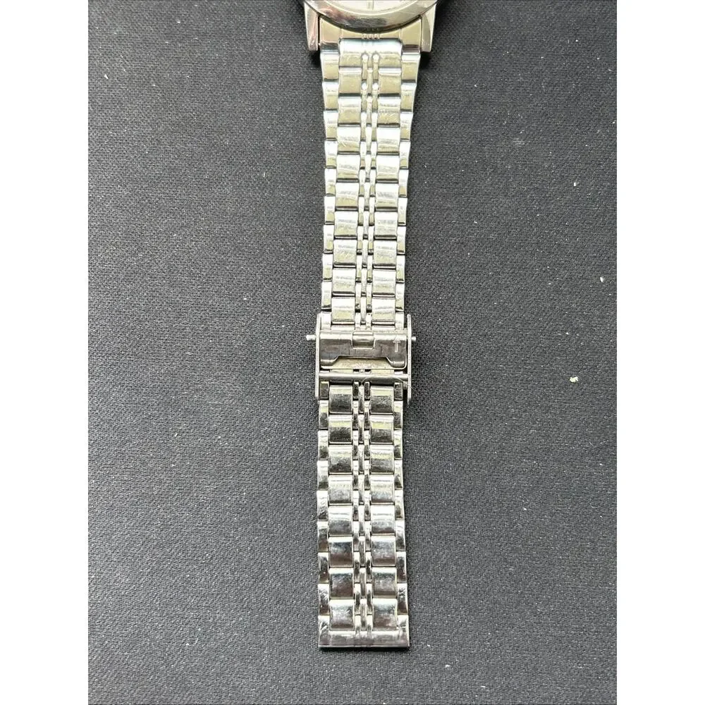 Sonata Silver Tone Case And Band White Dial Women’s Quartz Watch